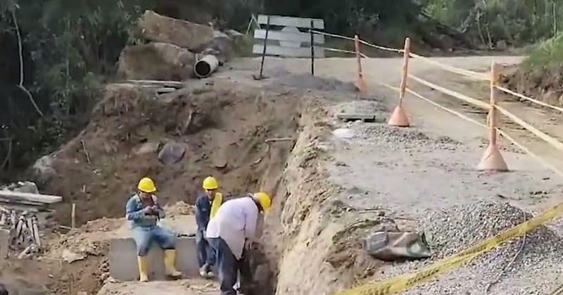 Indignación por pírrico avance de la obra vía Barichara – Zapatoca imagen de la publicación