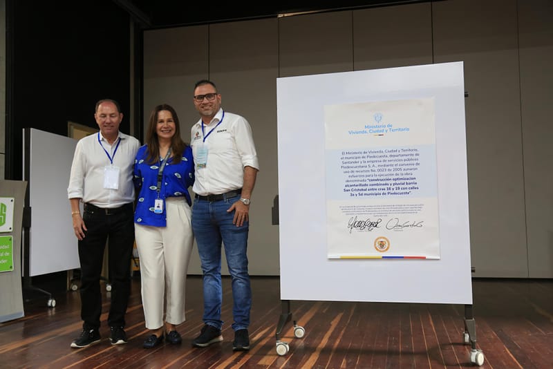 Gobierno Nacional invertirá más de $60.000 millones en alcantarillado para cuatro municipios de Santander imagen de la publicación