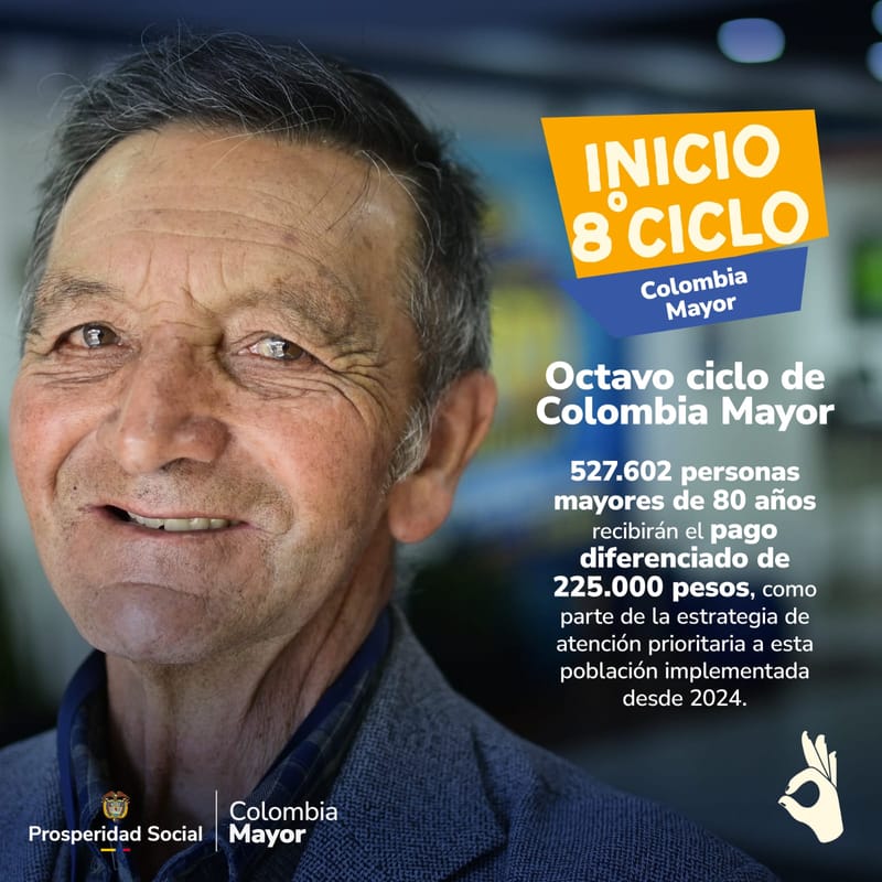 Pilas pues mi nonitos, llegó el nuevo pago de Colombia Mayor imagen de la publicación