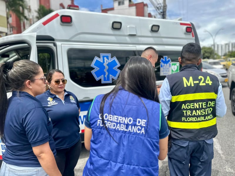 Floridablanca intensificó controles a ambulancias imagen de la publicación
