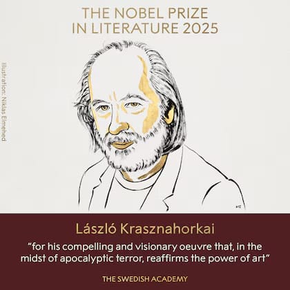 László Krasznahorkai, el “maestro del apocalipsis”, ganó el Premio Nobel de Literatura 2025 imagen de la publicación