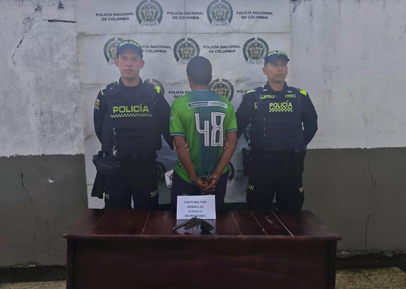 Policía de Santander evita tragedia en Sabana de Torres tras detención de un joven quien cargaba un arma de fuego imagen de la publicación