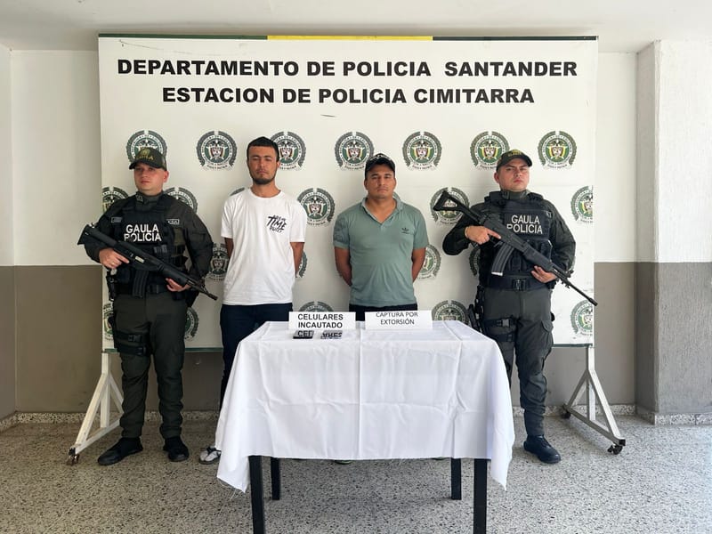 Desmantelada red de extorsión “Los Cérberus” en Santander: ganaban suma de $100 millones mensuales imagen de la publicación