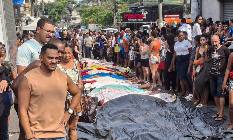 Masacre en Río de Janeiro deja 132 muertos tras la operación policial imagen de la publicación