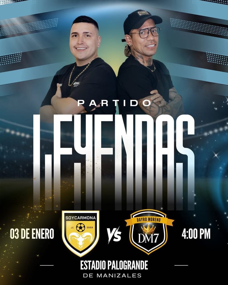 Dayro Moreno reunirá a las leyendas del Once Caldas en un partido en la Feria de Manizales 2026 imagen de la publicación