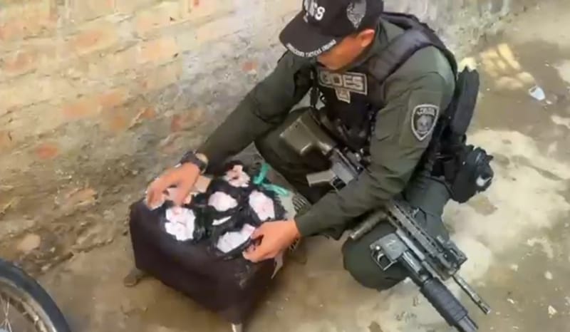 'Viejo' cayócon cocaína lista para entregarla a sus a sus clientes imagen de la publicación