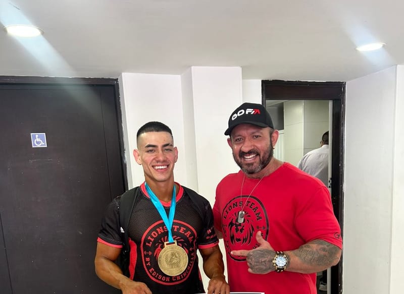 El culturismo le cambio la vida a Cristian Peñuela imagen de la publicación