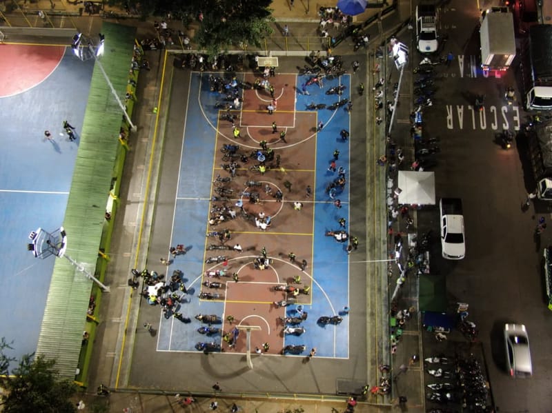 Contundente dispositivo de seguridad en el sector Girardot de Bucaramanga imagen de la publicación