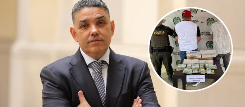 Capturado escolta del secretario de Cámara Jaime Luis Lacouture con 145 millones de pesos en efectivo imagen de la publicación