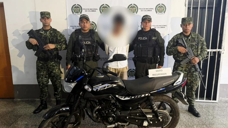 Capturan en Cimitarra a presunto responsable de hurto de motocicleta imagen de la publicación