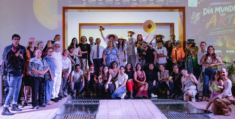 Diversidad cultural en celebración Día Mundial del Arte imagen de la publicación