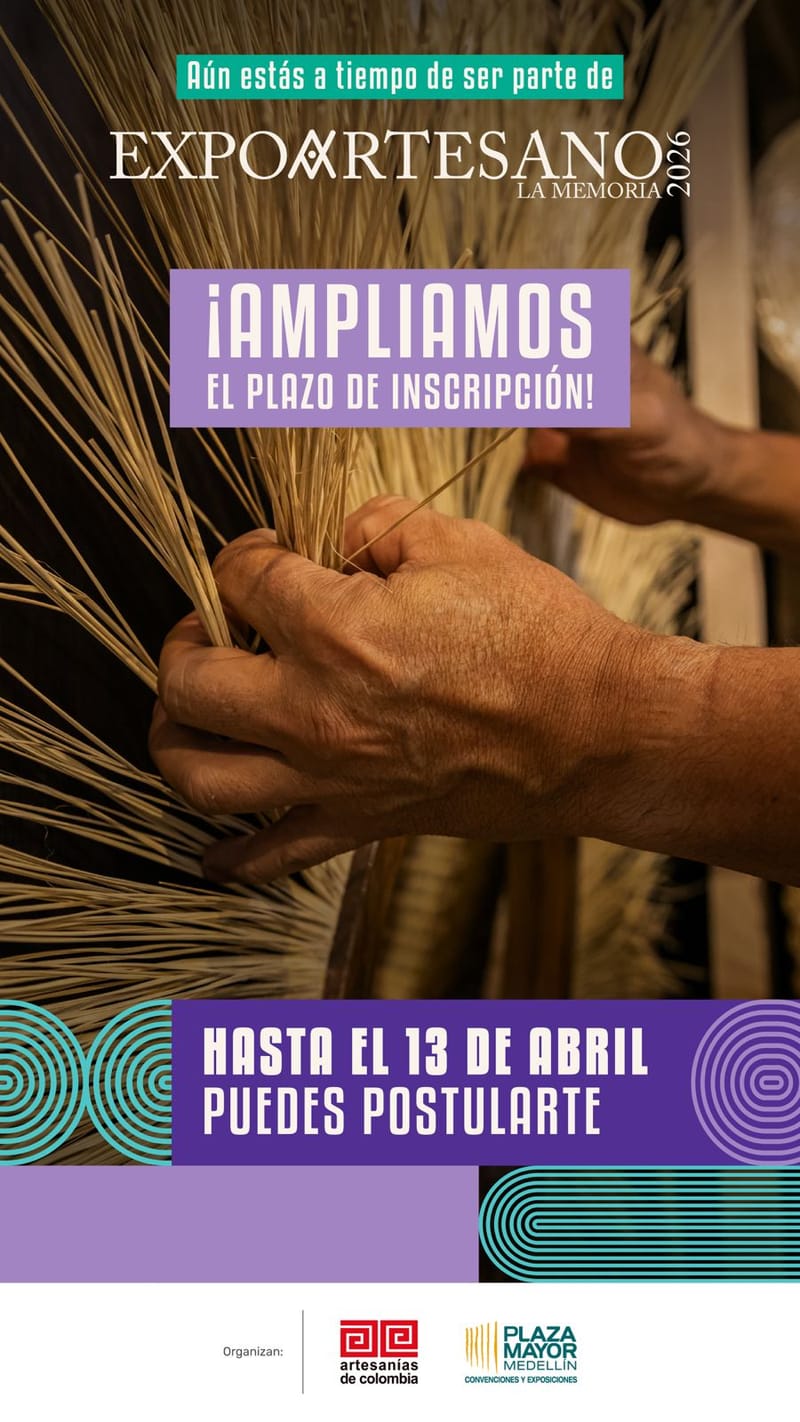 Amplían plazo de convocatoria para participar en Expoartesano 2026 imagen de la publicación