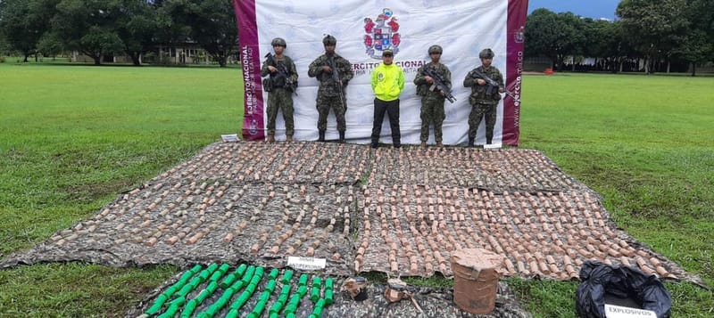 Ejército incauta más de una tonelada de explosivos en Putumayo imagen de la publicación