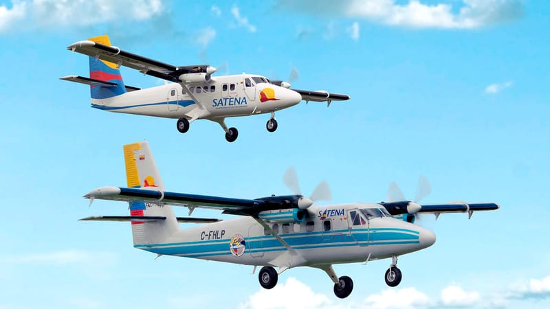 Con nuevas aeronaves tipo Twin Otter Satena amplía cobertura en Colombia imagen de la publicación