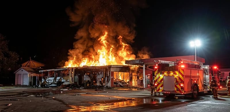 Tercer incendio en estación abandonada de Metrolínea imagen de la publicación